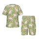 thumbnail image 1 of Balery Cute Rabbit And Flower Conjunto de Pijama Infantil de Manga Corta con Estampado – Ropa de Dormir de Algodón Suave-Small, 1 of 6