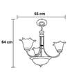thumbnail image 5 of Candil De Techo Luz Ideal Clásico 602 Chocolate., 5 of 5