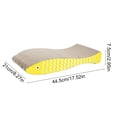 thumbnail image 3 of Cat Scratcher Cardboard with Premium Scratch Textures Design, Durable, Yellow, 3 of 6