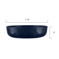 thumbnail image 3 of Mainstays 42-Ounce Round Plastic Dinner Bowl Navy Blueberries Etched, 3 of 5