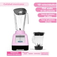 thumbnail image 1 of Licuadora Bartech 750W Vaso Grande 2L + Vaso 750ml 10 Velocidades Rosa, 1 of 1