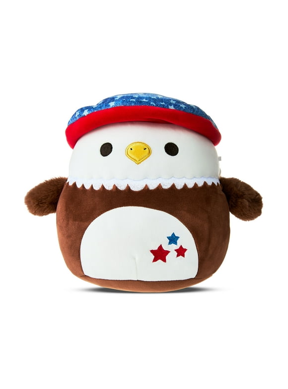 Squishmallows Original 8 inch Edward the Eagle with Fuzzy Wings - Child's Ultra Soft Stuffed Plush Toy