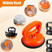 Car Dent Repair Suction Puller Tool | Paintless Dent Removal Kit | Plastic Suction Cup for Glass, Ceramics & Auto Body | Black/Orange | 1-Pack