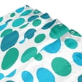 thumbnail image 3 of Oceanic Polka Dots Bathroom Accessory Sets Waterproof Shower Curtain with Anti-Slip Bath Mat Durable Combo, 3 of 7