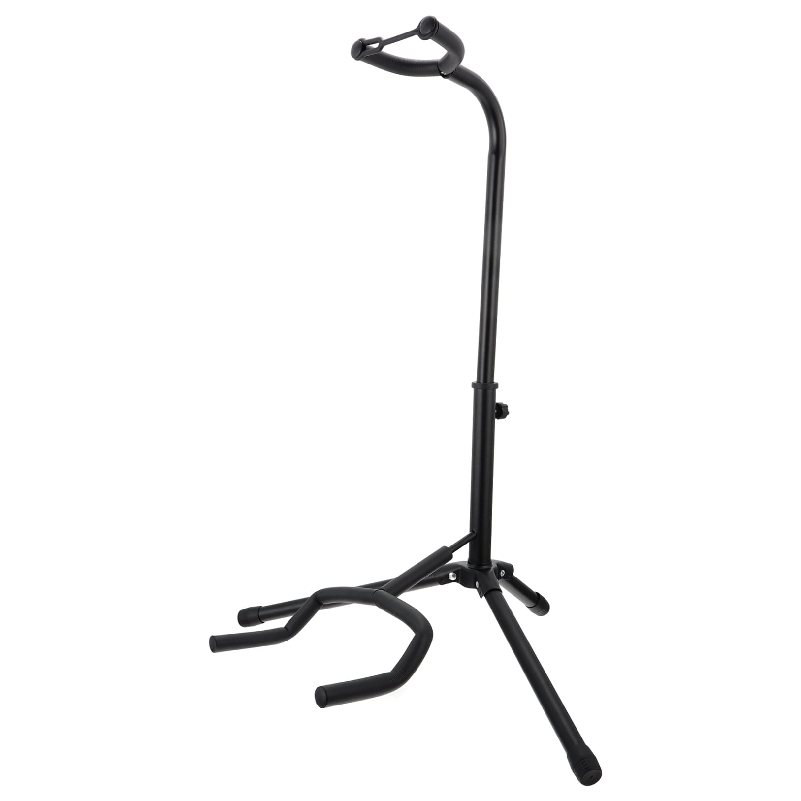UPOUART Black Vertical Guitar Stand - Storage Rack for Home, Studio, and Stage Use, Fits All Guitar Types