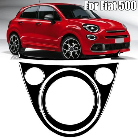 Upgrade Your For Fiat 500 Interior With Stylish Control Gear Panel Frame