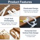 thumbnail image 3 of Correas para Muebles (10 Paquetes), Kit de Correas de Anclaje para Muebles Antivuelco a Prueba de Bebés, Dispositivo de Prevención de Caídas de Muebles, Anclajes de Pared de Seguridad para Muebles a, 3 of 6