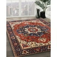 thumbnail image 2 of Ahgly Company Indoor Rectangle Mid-Century Modern Brown Oriental Area Rugs, 4' x 6', 2 of 6
