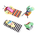 thumbnail image 1 of Sonajeros de muñeca para bebés, sonajeros para bebés, juguetes, calcetines de animales, regalos para bebés, juguetes sensoriales para niños y niñas, 1 of 8