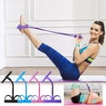 thumbnail image 3 of 21 Fitness Resistance Bands-4 Tube Pedal Ankle Puller 2025 Upgrade Stretch Bands for Exercise Sit Up Exercise Equipment AB Training Auxiliary Device Workout Equipment for Women Men(Purple), 3 of 9