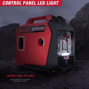 A-iPower 2300-Watt Gasoline Portable Inverter Generator with Recoil Start, 80cc OHV Engine, CO Sensor