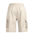 thumbnail image 7 of Cargo Shorts for Men Knee Length Elastic Waist Athletic Shorts with Pockets Summer Casual Outdoor Hiking Short, XL, 7 of 7
