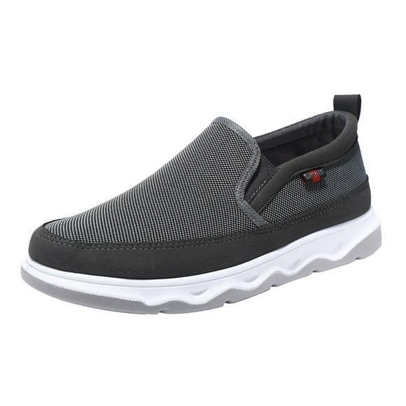 Ketyyh-chn99 Slip On Shoes Mens 2024 Breathable Sneakers Formal Oxford Shoes Classic Lace Up Shoes Summer Male Shoes Grey,7.5