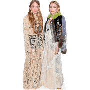 Mary-Kate And Ashley Olsen (Duo 2) Mini Celebrity Cutout Standee