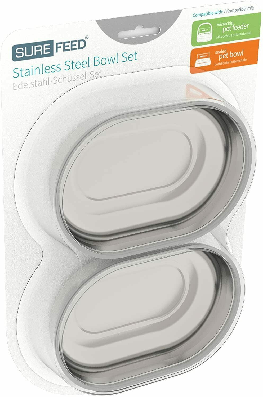 Sureflap Sure Petcare SureFeed Stainless Steel Bowl Set for Microchip