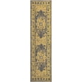 thumbnail image 2 of Rugs.com Fleur Collection Rug – 10 Ft Runner Gray Medium-Pile Rug Perfect For Hallways, Entryways, 2 of 9