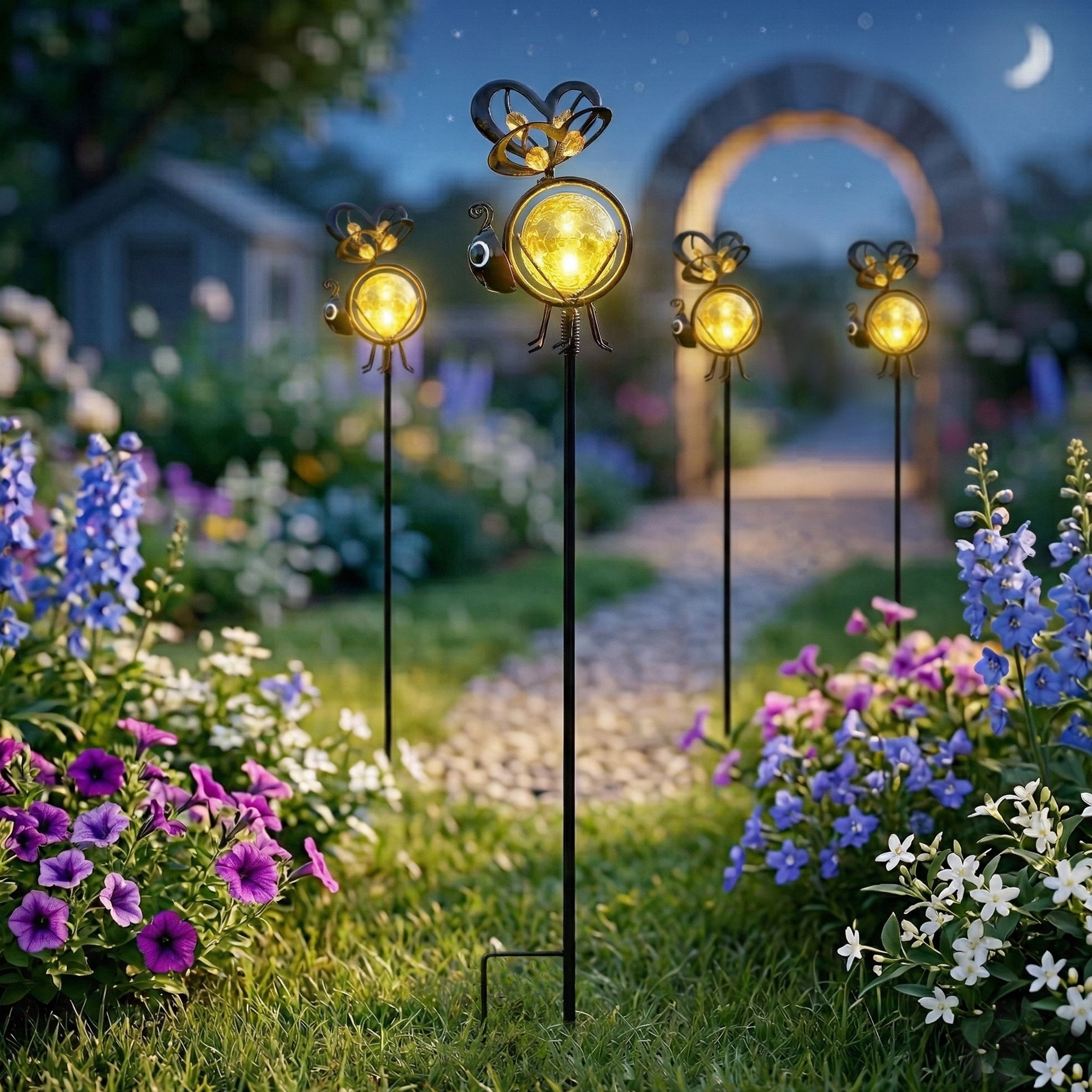 The Growing Ground Solar Bug Garden Stake Light, 27" – picture 9