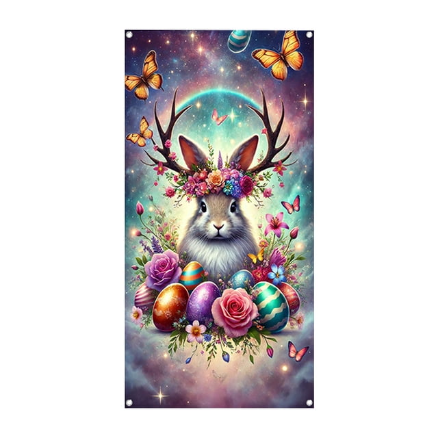 Easter Background Fabric