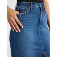 thumbnail image 4 of Sofia Jeans Women's Denim Pencil Skirt, Below the Knee Length, Sizes 2-18, 4 of 5