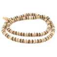 thumbnail image 3 of The Bead Chest Beige Inlaid Bone Mala Beads (10mm), 3 of 4