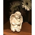 thumbnail image 3 of QIAOIDEA Wings Angel Holding a Cat Statue Faithful Angel Memory Memorial Cat Pet Figurine, 3 of 5
