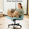 thumbnail image 5 of Criss Cross Desk Chair with Wheels, Ergonomic and Flexible for Comfortable sitting, 5 of 7