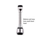 thumbnail image 5 of Burbujeador giratorio 360 ° Injueey boquilla de espuma de alta presión extensor de grifo Cocina cabeza negra, 5 of 6