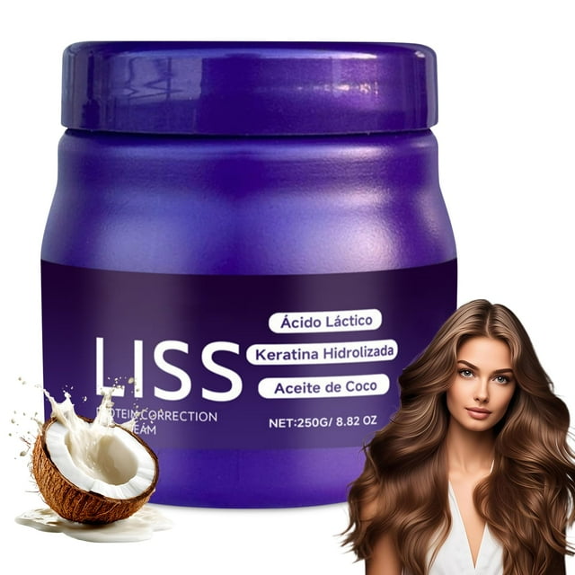 Crema suavizante para el cabello Lum-ino Liss sin formaldehído