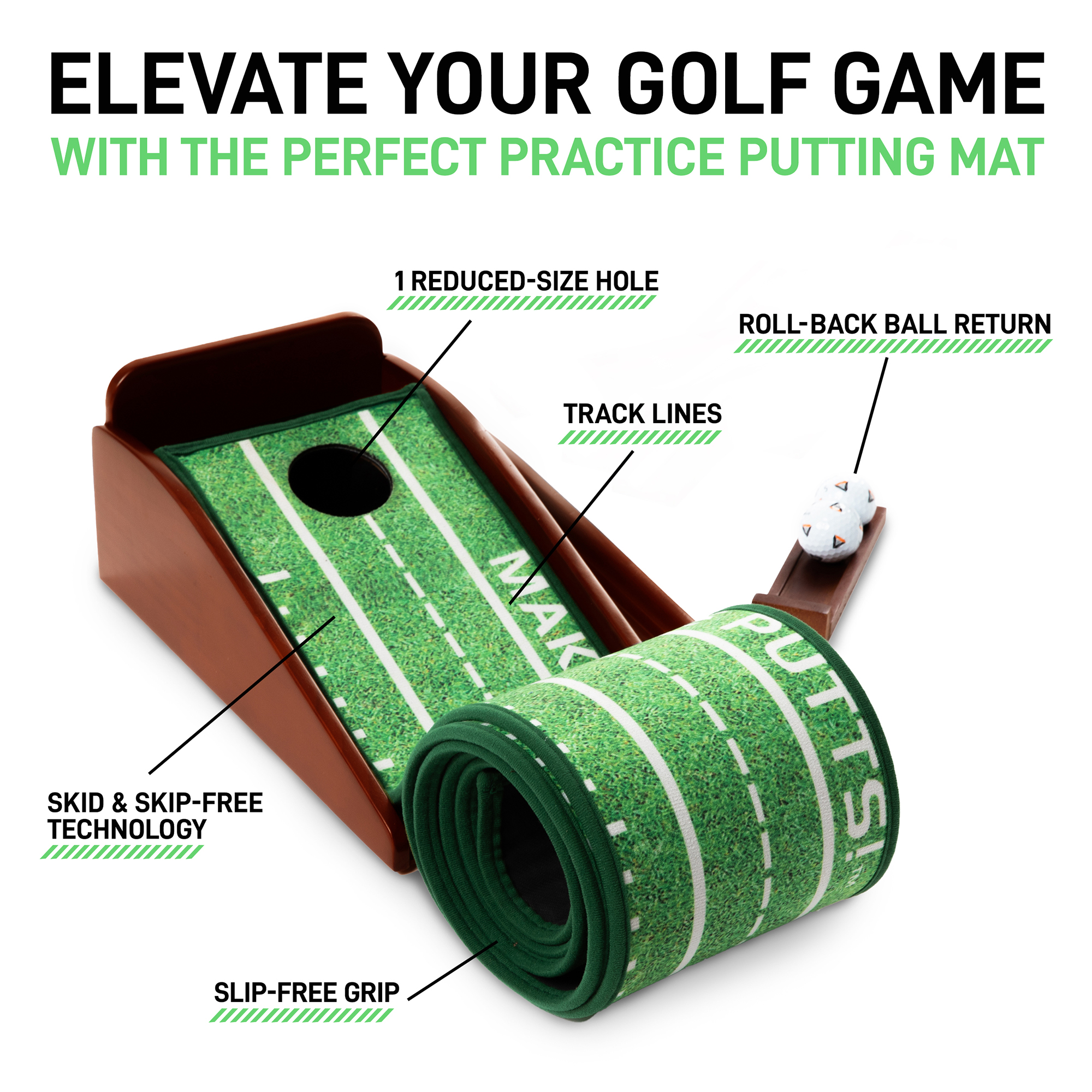 Perfect Practice Putting Mat Compact Edition 8 Feet photo 6