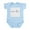 Sky Blue, variant on CafePress - BORN TO KICK Infant Bodysuit - Baby Light Bodysuit, Size Newborn - 24 Months