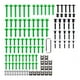thumbnail image 1 of Juego de pernos de coche Sidaley para CBR650R Accesorios para motos Verde VI018517-05, 1 of 6