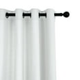 thumbnail image 3 of RISSIEN Linen Blended Rustic Curtains 72 inch Length 2 Panels for Living Room Pinch Pleat Textured Thick Light Filtering Privacy Window Drapes Grommet Top for Bedroom 6ft (52x72 White), 3 of 8
