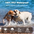 thumbnail image 4 of Collar antichoque para adiestramiento de perros JMZDS&JL a prueba de agua de 4265 pies, 4 of 9