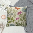 thumbnail image 2 of GOSMITH Sage Green Floral Pillow Covers Spring Wild Flower Decorative Throw Pillows Outdoor Summer Plant Print Farmhouse Pillowcases Cushion Case Decor for Home Sofa Couch Bed, 2 of 5