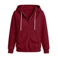 thumbnail image 7 of Hoodies for Women Casual Button Sweatshirt Oversized Fall Clothes Fleece lined, Hooded,Cozy Trendy Pullover Hoodies,Sweatshirts with Pockets For Fall & Winter,Cozy Sweaters， jackets, 7 of 7