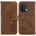 thumbnail image 2 of Compatible with OnePlus 10 Pro 5G Embossed Cute Tiger Flip Folio Wallet Case Card Pocket Holder Cover, 2 of 5