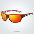 thumbnail image 3 of Gladys TECH Polarized Sports Sunglasses, Unisex, Red, 3 of 3