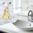 thumbnail image 5 of Yayeee Kitchen Hanging Hand Towels Set of 2 with Loop Bathroom Absorbent Tie Towel, Candy Lemon, 5 of 7