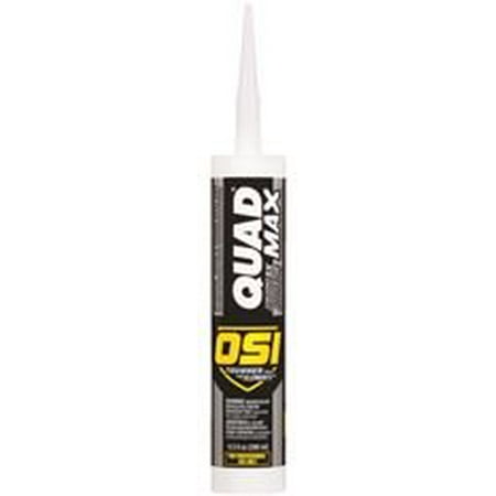 Sovereign Osi Sealant - OSI QUAD MAX WEATHERPROOF W IN.DOW, DOOR AND SIDING SEALANT, WHITE, 9-1/2 OZ.
