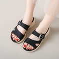 thumbnail image 4 of Zapatos para Verano Diapositivas Deportivas Cómodo Ajustable Mujeres, 4 of 9