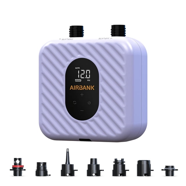 Bomba eléctrica recargable para paddle board AIRBANK, 20 PSI, 38.5 Wh