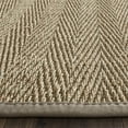 thumbnail image 5 of SAFAVIEH Natural Fiber Maisy Solid Area Rug, Natural/Grey, 8' x 8' Square, 5 of 12