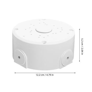 ITSELFER Waterproof Electrical Box for Outdoor Use Weatherproof Junction Box Exterior Electrical Box Waterproof Hide Cable Round Junction Box for Wall Ceiling