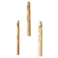 thumbnail image 2 of a refined and professional product description based on your input:\n\n \n\n**3pcs Wear Resistant Wooden Crochet Hooks – Smooth Finish, Ergonomic Design, 2 of 4