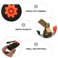 thumbnail image 3 of RUNROTOO 10pcs Electrical Equipment Single Throw Switches Copper for Teachers, 3 of 8