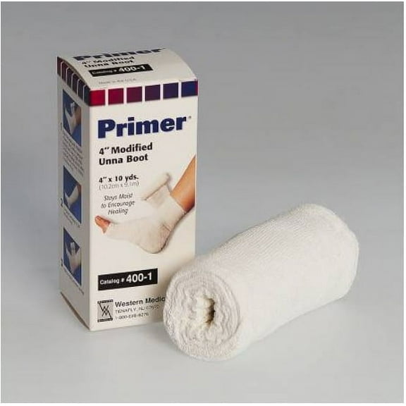 Primer Flex Unna Boot Bandage, 4 X 10 Yard Gauze Calamine / Zinc Oxide Calamine / Zinc Oxide, GL4001C - EACH