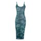 thumbnail image 4 of Vestido de Verano para las Mujeres, Vestido Largo Delgado Cuello Redondo sin Mangas de Impresión de Leopardo Sexy Hecho de Poliéster Ligero, Vestido Sexy para las Mujeres, 4 of 5