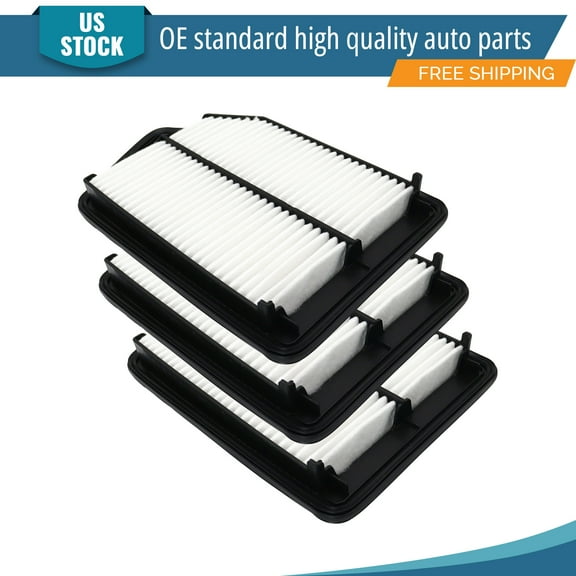 YXPCARS 3PCS Front Engine Air Filter for 2015 - 2020 Acura TLX 2013 - 2017 Honda Accord, New Air Filter Replacement (CA11476)