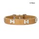 thumbnail image 4 of Billuyoard Collar de perro elegante para perros pequeños y medianos, hebillas ajustables, ropa cómoda, collares de tamaño ajustable Suministros para perros Caqui 1.5*30cm, 4 of 5