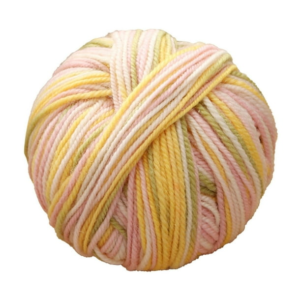 Hilo de lana de leche para tejer y hacer ganchillo. Hilo suave y duradero para suéteres, bufandas y accesorios hechos a mano. Hilo colorido teñido con la técnica tie-dye para proyectos de